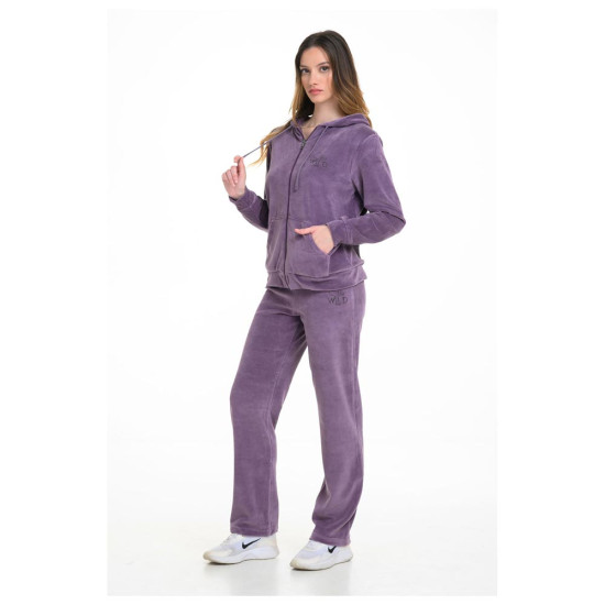 Target Γυναικείες φόρμες σετ Velour Set with Hoodie Jacket Velour